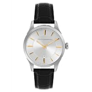 French Connection Men’s Etienne Analog Watch Black Strap-FCP31L