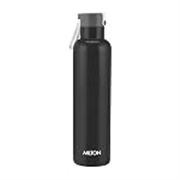 Milton Felice 1000 Thermosteel Water Bottle 880 ml, 24 Hr Hot and Cold I Leak Proof Lid, ISI Certified I Vacuum Insulated I for Office, Gym, School I Black