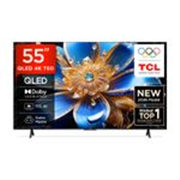 TCL T6D 138.71 cm (55 inch) QLED Ultra HD (4K) Smart Google TV 2026 Edition with HDR10+ Dolby Vision- Atmos 28W HVA Panel TCL AI Slim & Uni body Design (55T6D)