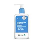 The Derma Co 2% Niacinamide Gentle Skin Cleanser for Sensitive, Dry, Normal Skin – 125 ml | Non-Irritant | 100% Soap-Free | Non-Oil Stripping | Gently Cleanses Makeup