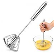 ADD2CART Kitchen Hand Blender Semi-Automatic & Stirring Stainless Steel Rotating Rotary Push Whisks Mixer for Kitchen Baking/Lassi/Butter Milk/Cream/Coffee