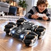 Lifelong Remote Control Drift Stunt Car Toy | 4×4 with USB Rechargeable Battery | 1:16 Scale, Double Sided High Speed 360° Rotating, 180° Flip Action with 100ft Range | BIS Approved for Kids 3–12 Yrs