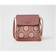 ZOUK Flap Sling Bag | Crossbody Bags for Women | Women’s Handbags | Stylish | Vegan Leather Evening Bag | Travel & Office Use | Purse and Wallet | Jodhpur Damask Print
