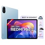 Redmi Pad 2, 11-inch (27.94 CM), LCD Display – 2.5K Sharp & Clear, 6GB RAM, 128GB ROM, Wi-Fi + Cellular (4G), Quad Speakers, Dolby Atmos, Sky Blue, AI Enabled