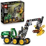 LEGO Technic John Deere 1470H Wheeled Harvester – Working Claw and Log – Model Building Toy – 42218