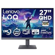[SBI CC] Lenovo LOQ 27Q-10 (Smartchoice) | 27″ (68.5cm) QHD (2560×1440) IPS 180Hz Gaming Monitor | 0.5ms, HDR10 Compliance, AMD FreeSync, 99% sRGB, 2xHDMI 2.1 TMDS, 1xDP 1.4| Tilt | Lunar Grey | 68F3GACBIN