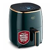 Pigeon Healthifry Digital Air Fryer, 360° High Speed Air Circulation Technology 1200 W with Non-Stick 4.2 liters Basket – Green