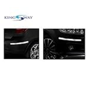 Kingsway kkmbgch00181 Car Bumper Guard for Jeep Compass (Set of 4, Chrome)