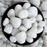 Foodie Puppies Polished White Pebbles Glossy Stones – (Large, 2Kg) (3cm – 5cm) | for Home Decorative, Vase Fillers, Aquarium Fish Tank, Garden River Rock Unplanted Substrate