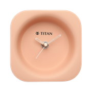 Titan Analog Peach Clock