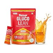 Fast&Up Glucolean GLP-1 Helps Manage Blood Sugar Levels Burns Stubborn Fat Diabetes Care with Clinically Proven Reducose, Berberine, L-Carnitine, ACV & Chromium – 14 Orange Stick Packs