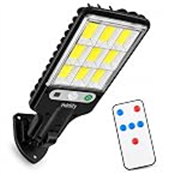 Bright LED Solar Flood Lamp with Remote Control and Motion Sensor