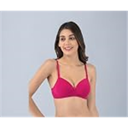 Softline Women’s Cotton-Rich Wire-Free Padded Bra | Full Coverage, Seamless & Breathable for Everyday Comfort | Soft Fabric with Supportive Fit for All-Day Wear