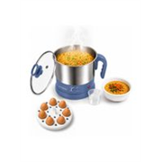 Longway Handy Multi Cooker Electric Kettle (1.5 L, Silver, Grey)