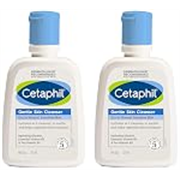 Cetaphil Face Wash Gentle Skin Cleanser for Dry to Normal, Sensitive Skin, 125 ml Hydrating Face Wash with Niacinamide, Vitamin B5 (Pack of 2)