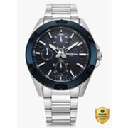 Titan Octane Multifunction Blue Dial Silver Stainless Steel Strap Analog Watch – For Men NT90143KM02,SP80017QL01,90143KM02,NU90143KM02