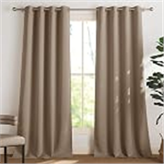 Galaxy Home Decor Premium Blackout Curtain for Window 4 Feet | Thermal Insulated Modern Window Curtain with Rings for Living Room & Bedroom | Pack of 1,Mocha