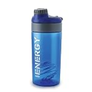 CELLO Energy Plastic Protein Shake Bottle | Flip top open| Leak Proof & Easy to clean | Gym Protein Shaker Bottle |700ml, Blue