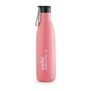 CELLO Puro Steel-X Neo 900 Insulated Water Bottle 720 ml, Pink | Food Grade Inner Steel, BPA Free, PU Insulated Keeps Beverages Hot & Cold for Long Hours | Ideal for Office, Travel, Trekking & Gym