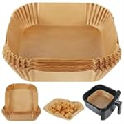 TAGPR 100 PCS Air Fryer Paper Sheets Disposable Oil-Proof Parchment Liners Non-Stick Round Paper for Air Fryer, Baking, Frying, Cooking, Roasting & Microwave Use