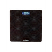 Lifelong Black LLWS18 Digital Glass Weighing Scale