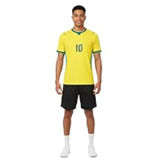 Yellow Football T-Shirt Boys Girls Adults 8020 M2_L6