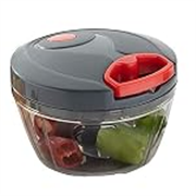 SORATH 3 Blade Maual Chopper Mini Handy and Compact Chopper for Effortlessly Chopping Vegetables and Fruits for Your Kitchen