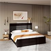 Interio by Godrej Lattice King Size Engineered Wood Bed