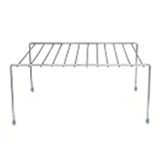 Stainless Steel Tabletop Dish Rack with Tiered Shelves, Space-Saving Kitchen Organizer, Standard Size