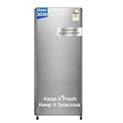 Haier 190 L 2 Star Direct Cool Single Door Refrigerator with Fast Ice Making, Easy Clean Back, Large Vegetable Box (HED-202TMSA-N, Moon Silver, 2026 Model)