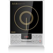 PHILIPS 2100 W Induction Cooktop Push Button (Silver, Black, HD 4929/01)
