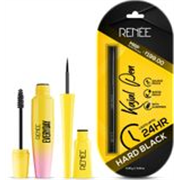Renee Bold Black Eye Trio – Rich Color, Long Lasting, Smudgeproof, Smooth Application (Everyday Eyeliner 3.5ml, Mascara 15ml, HardBlack Kajal 0.35g, 21 g)