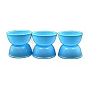 Atevon Small Plastic Bowl Set of 6, Microwave-Safe & Unbreakable