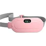 TEKCOOL Portable Cordless Heating Pad for Menstrual Cramps Relief, for Stomach, 3-Speed Temperature Adjustment and 4-Speed Massage Modes, Back and Belly Heating Pad for Women