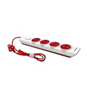 Goldmedal i-Design 4×4 Power Strip | 2 m Cord | 4 Universal Sockets