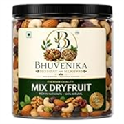 Bhuvenika Premium Mix Dry Fruits 1000gm |Mixed Almonds, Cashews, Pistachios, Raisins, Apricots, Black Raisins | Assorted Crunchy Trail Mix