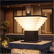 Pivalo Outdoor Gate Light – 100% Waterproof & Rustproof Wall Light Corded Electric Decor Mild Steel and Acrylic Exterior Pillar Lamp for Home Patio Garden Main-Gate Boundary Entrance (1Pc, No Bulb)