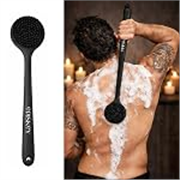 Episkey Soft Silicone Back Scrubber Shower Bath Brush with Long Handle | Flexible Bristles for Smooth Skin | Exfoliating Brush | Body Scrubber for Women, Men & Boys| for Body Wash & Bathing