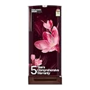 Godrej 185 L 5 Star with 5 Years Comprehensive Warranty New Launch | Advanced Capillary Technology | Toughened Glass Shelves | Direct Cool Single Door Refrigerator (RD 195EN TAI MY WN, Mystic Wine)