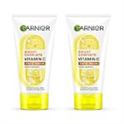 Garnier Bright Complete Skin Naturals Vitamin C Face Wash, 150g(Pack of 2)