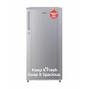 Haier 165 L 1 Star Direct Cool Single Door Refrigerator with Diamond Edge Freezing Technology, Easy Clean Back, Large Vegetable Box (HED-171MSA-P, Moon Silver, 2026 Model)