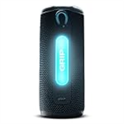 JBL Grip Wireless Portable Bluetooth Speaker, JBL Pro Sound with AI Sound Boost, IP68 Waterproof/Dustproof, Ambient Light, Upto 14H Playtime, Auracast Multi-Speaker Connection, Black