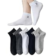 BRIGHT Socks Pack of 5 | Solid Cotton Ankle Length Socks for Men and Women | Multicolor Free Size Stretchable Fit | Anti-Odour and Anti-Bacterial Soft Breathable Wears for Office, Gym, Running