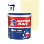 Nippon Paint Quick Coat Interior Emulsion Paint – 10 KG (FLASH OF LIGHTNING)-Quick Drying, Good Coverage, Low VOC-Paint for Wall, Living Room