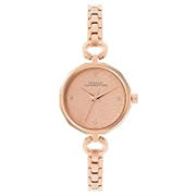 French Connection Soleil Rose Gold Round Dial Womens Analogue Watch FCN069RGM