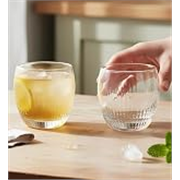 Yera Prima Zest Whisky/Scotch/Water Glasses- 345 ml Each -Set of 4 pcs| for Daily use & Gifting