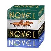 Novel Box Tissue Scented 100 Pulls Pack of 4 (800 Sheets) | Ultra Soft, Skin Friendly & Highly Absorbent Face Tissues | Car, Home, Office, Travel