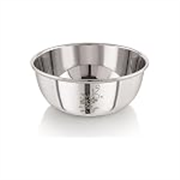 Neelam Stainless Steel 5, 22 Gauge Lazer Etching 150 ml Vati, Dinner Bowl Katori Serving Vati, Durable Quality, Elegant, Perfect for Serving Snacks, Desserts, and Condiments,Sliver