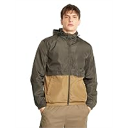 Symbol Men’s 100% Polyester Zip Hoodie Color-blocked Jacket