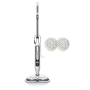 Shark Steam & Scrub S8201IN Steam Mop | Automatic Steam & Scrub with Steam Blaster | 4 Rotating Washable Power Pads | 3 Steam Settings | LED Headlights | Swivel Steering | For Sealed Hard Floors
